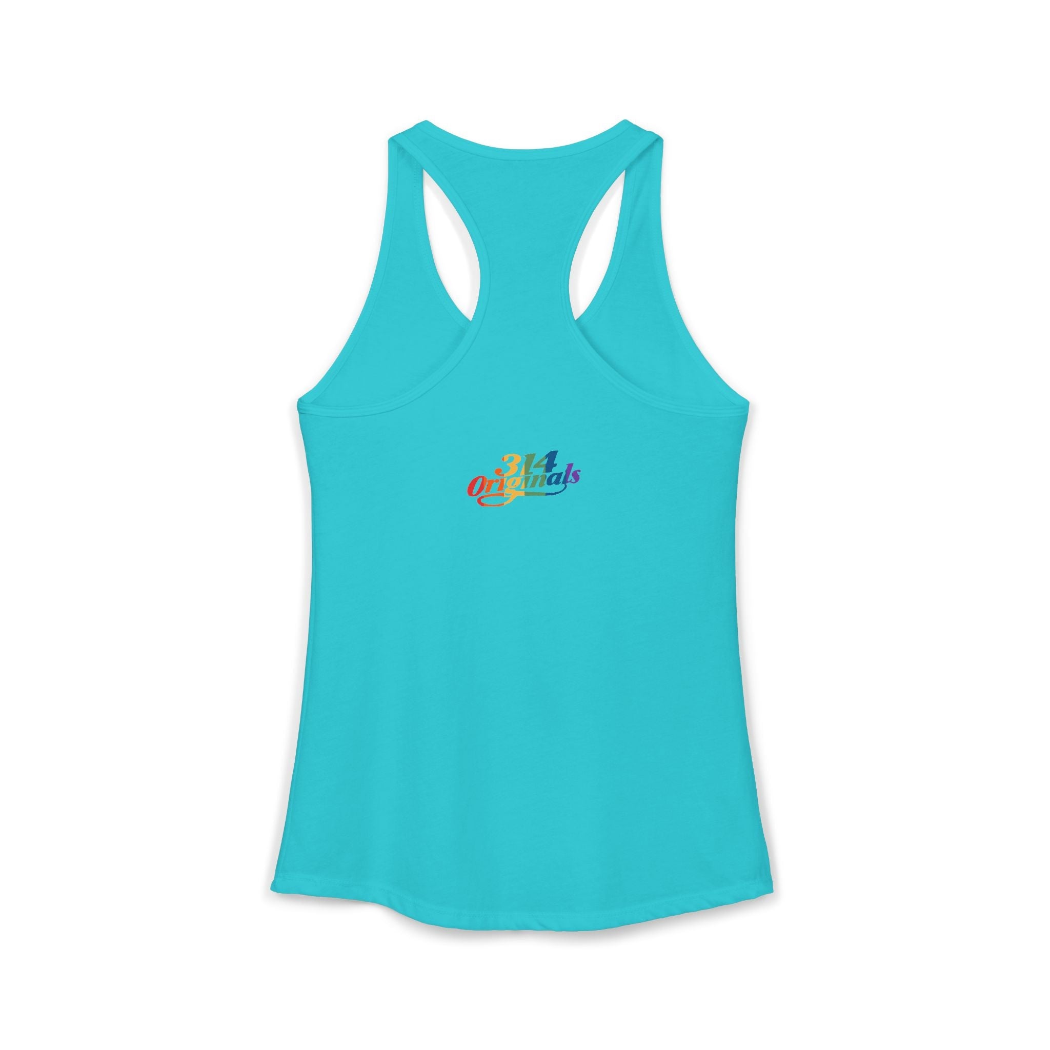 'PROUD' Women's Ideal Racerback Tank Printify Tank Top  314 Originals