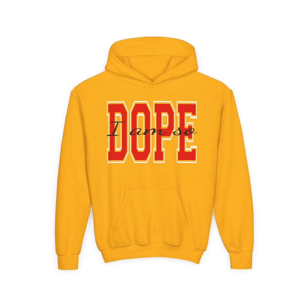 'I Am So DOPE' Varsity Graphic Pullover Printify Kids clothes  314 Originals