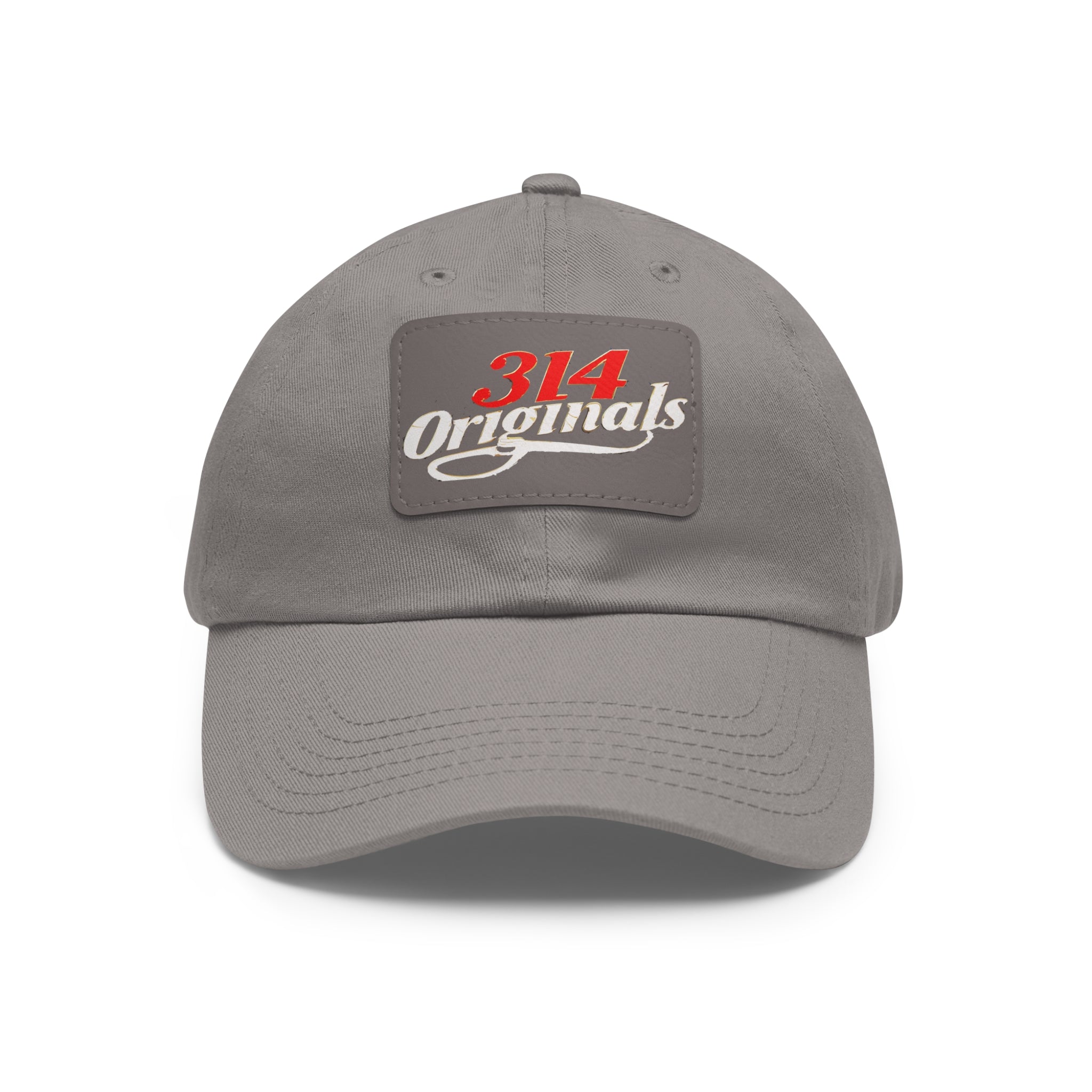 Leather Patch Dad Hat — "314 Originals" Retro Baseball Cap - 314 Originals