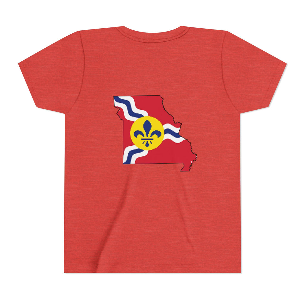 "From the Lou and I'm... Proud" St. Louis Flag Kids Shirt