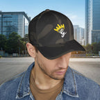 King's Gear Embroidered Crown Script Cap — 314 Original Closed-Back Structured Hat - 314 Originals