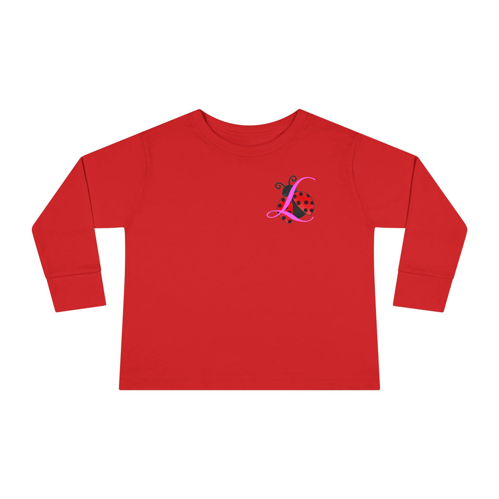 Toddler Long Sleeve Tee — Cute Ladybug Chest Design with “314 Original” Back - 314 Originals