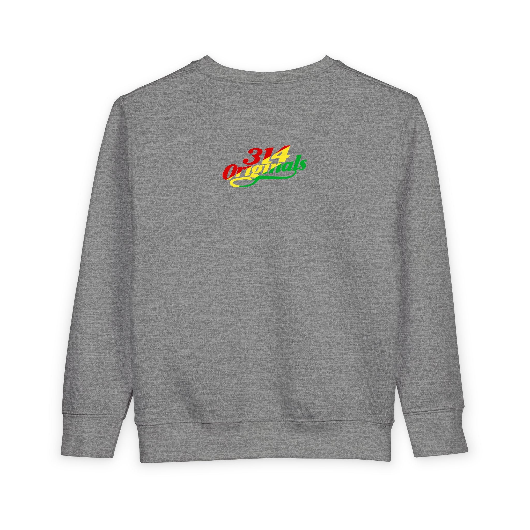 Mom's Favorite Kid Toddler Sweatshirt — Colorful Retro Rasta Kids Pullover