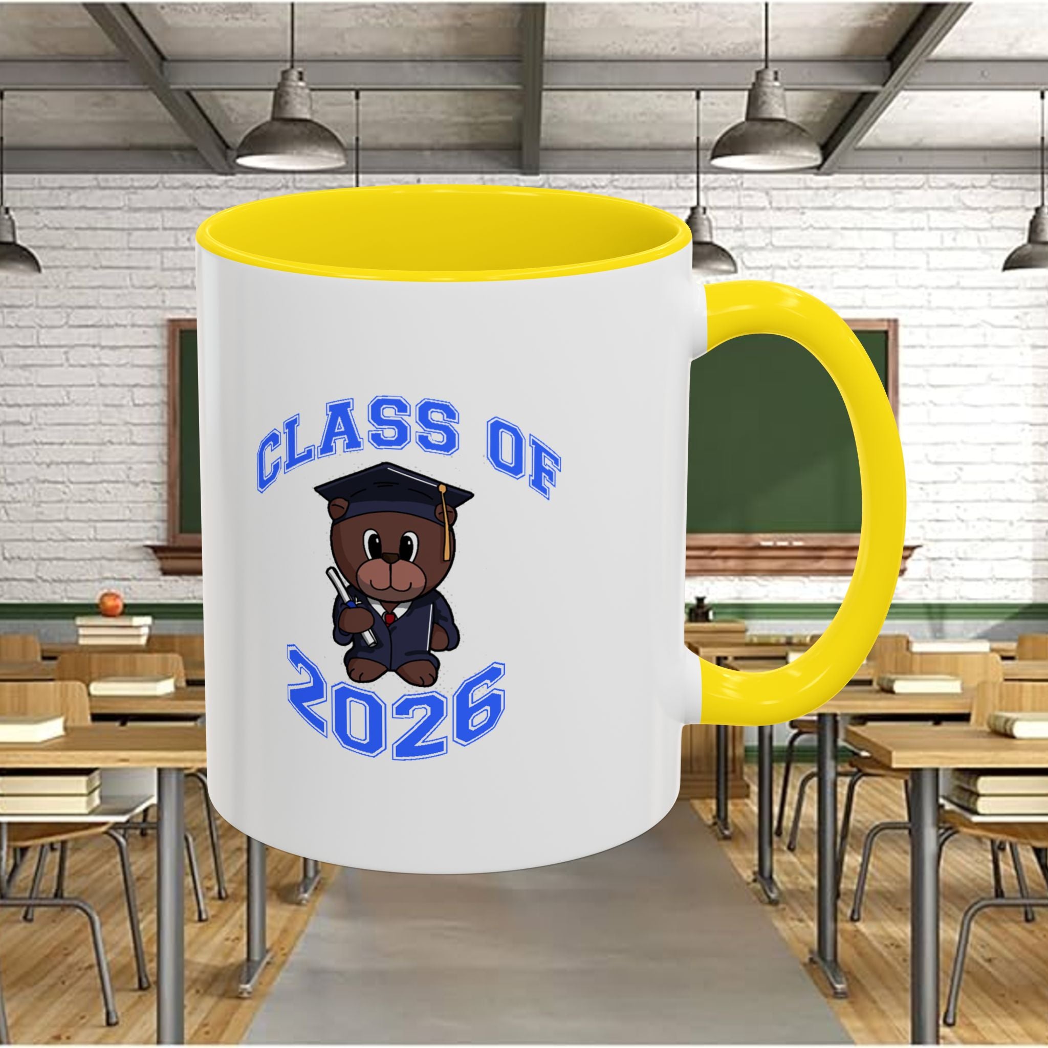 Graduation 2026 Accent Coffee Mug — Class of 2026 Grad Gift