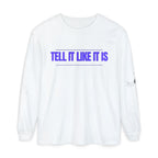 Tell It Like It Is Long Sleeve Tee — "No Scripts... No Filters... No Bullsh*t" Statement Shirt Printify Long-sleeve  314 Originals