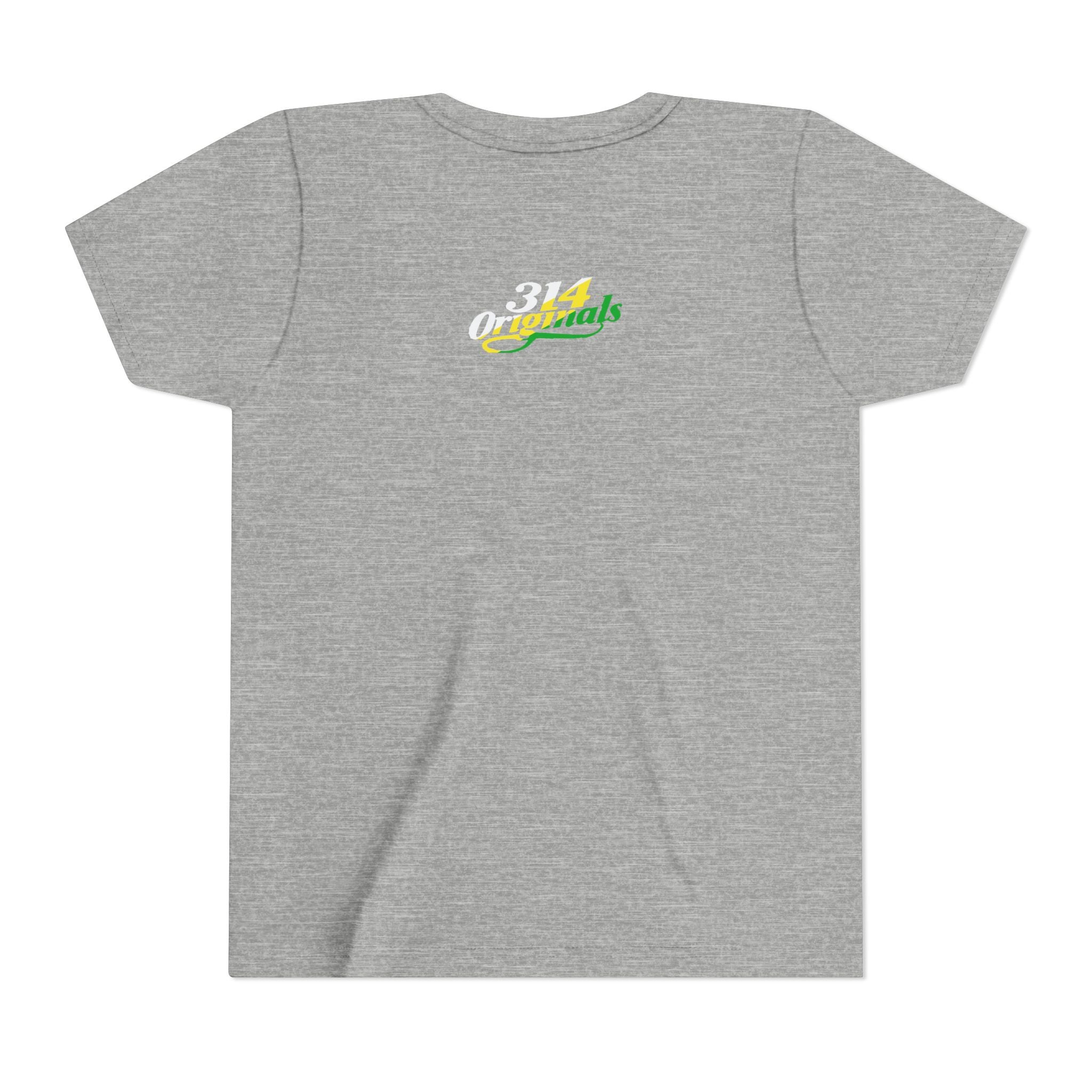 Girl's "Favorite Kid" Retro Yellow & Green Graphic T-Shirt