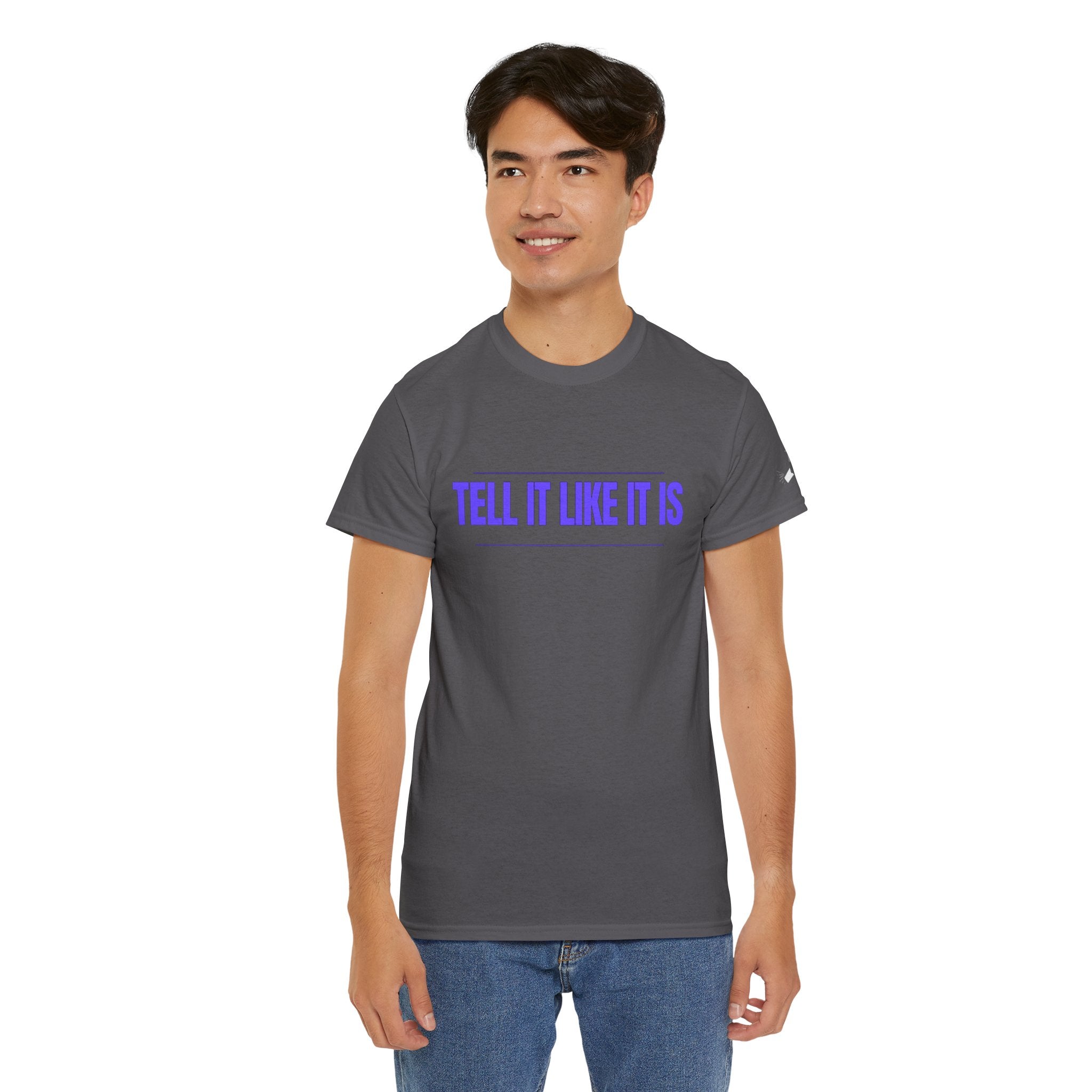 Tell It Like It Is Podcast — Bold Statement Graphic T‑Shirt ("No Scripts… No Filters… No Bullsh*t") Printify T-Shirt  314 Originals