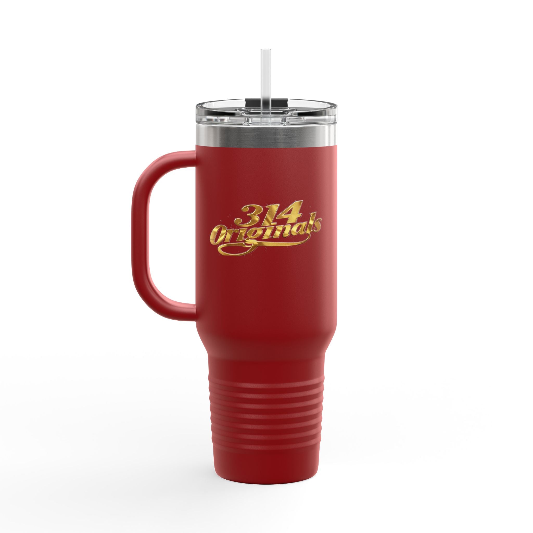 314 Originals Gold Script-40oz Insulated Travel Mug - 314 Originals