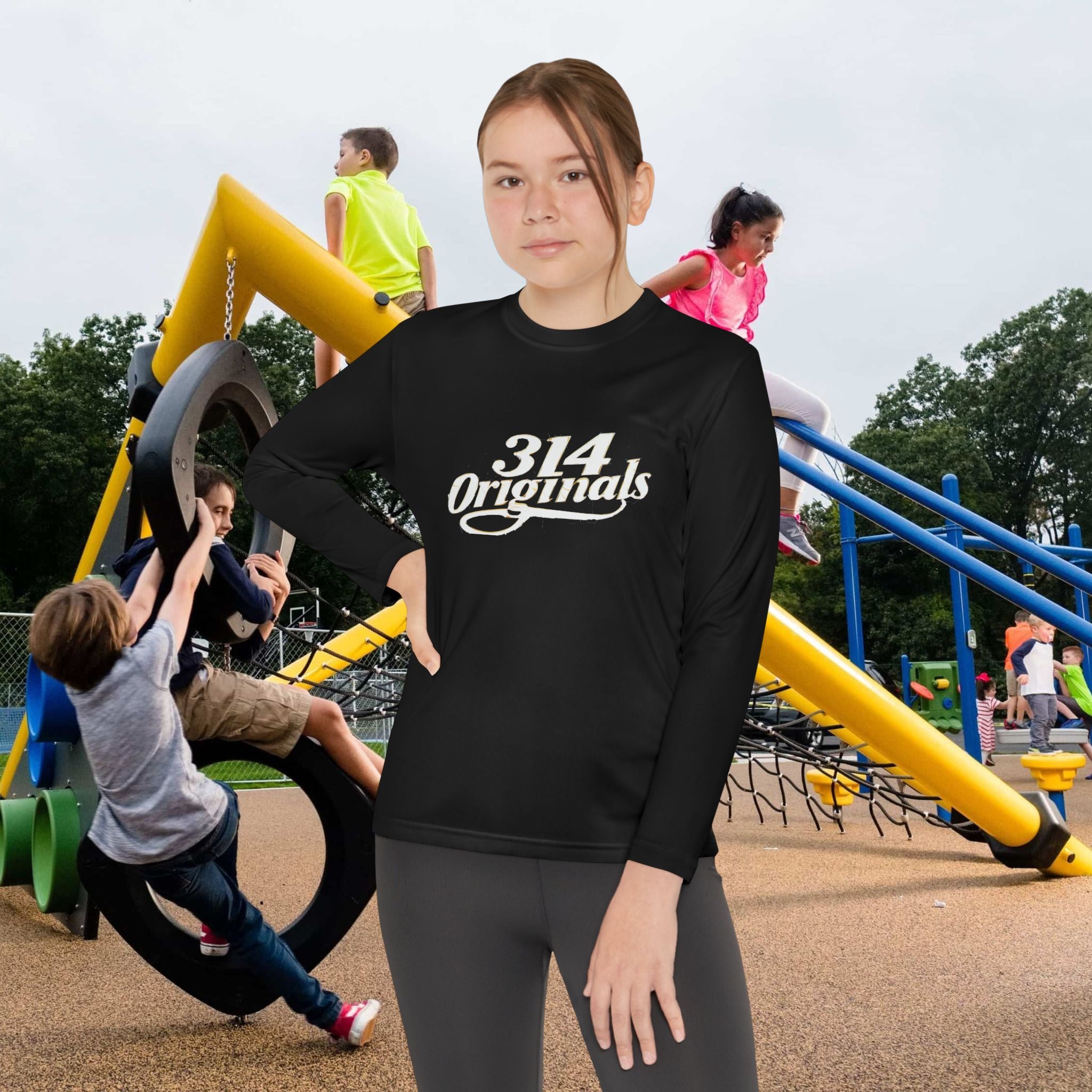 Youth Long Sleeve Tee — "314 Originals" Graphic