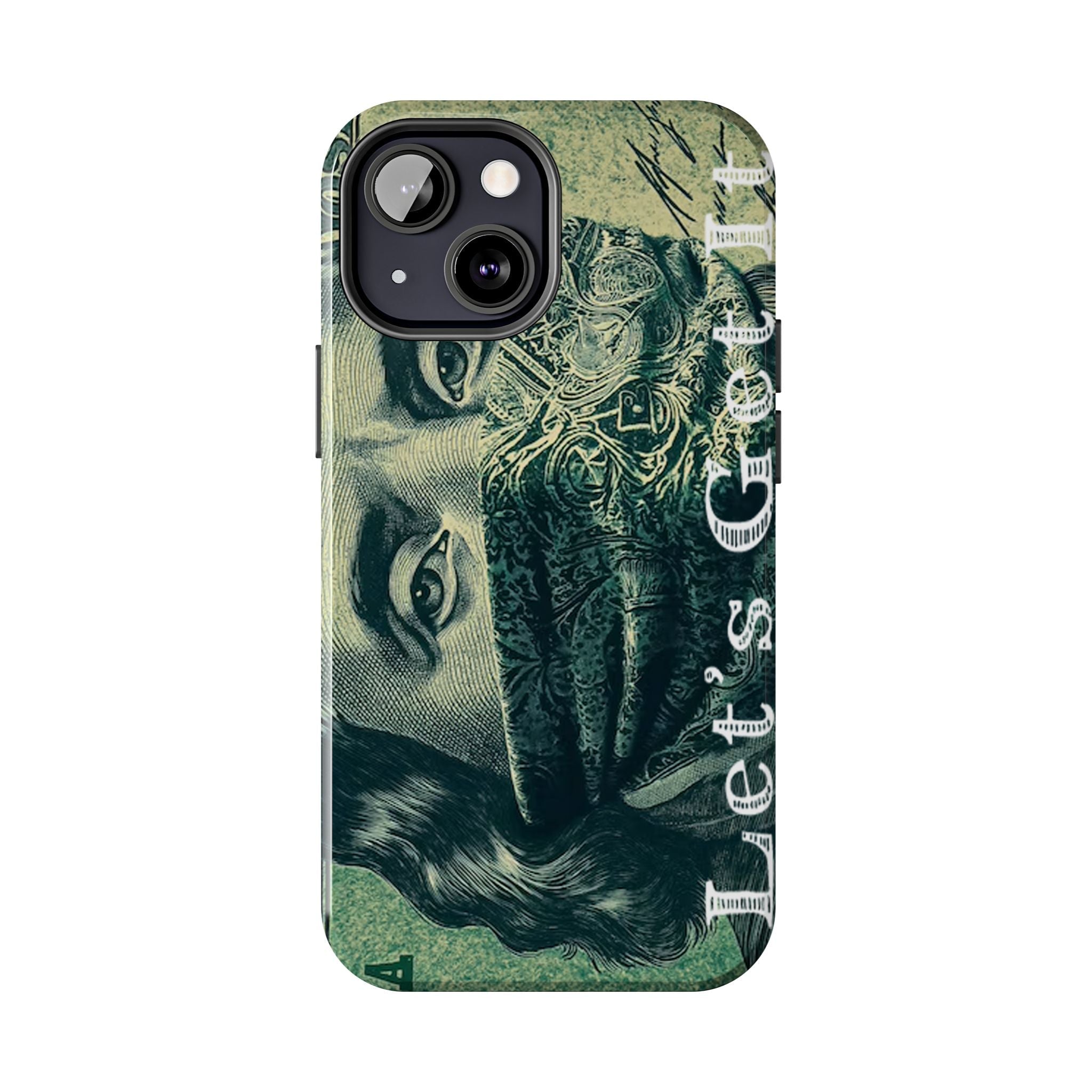 Ben Franklin "Let's Get It" Bandana Design Tough Phone Case Printify Phone Case  314 Originals