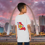 "From the Lou and I'm... Proud" St. Louis Flag Kids Shirt - 314 Originals