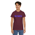Tell It Like It Is Podcast — Bold Statement Graphic T‑Shirt ("No Scripts… No Filters… No Bullsh*t") Printify T-Shirt  314 Originals