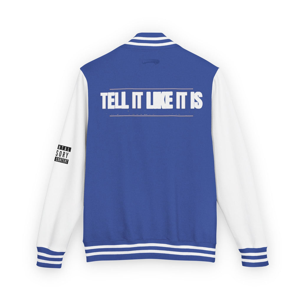 Tell It Like It Is Letterman Jacket Printify Outerwear  314 Originals