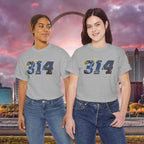 314 City Skyline T‑Shirt — St. Louis Area Code Tee - 314 Originals