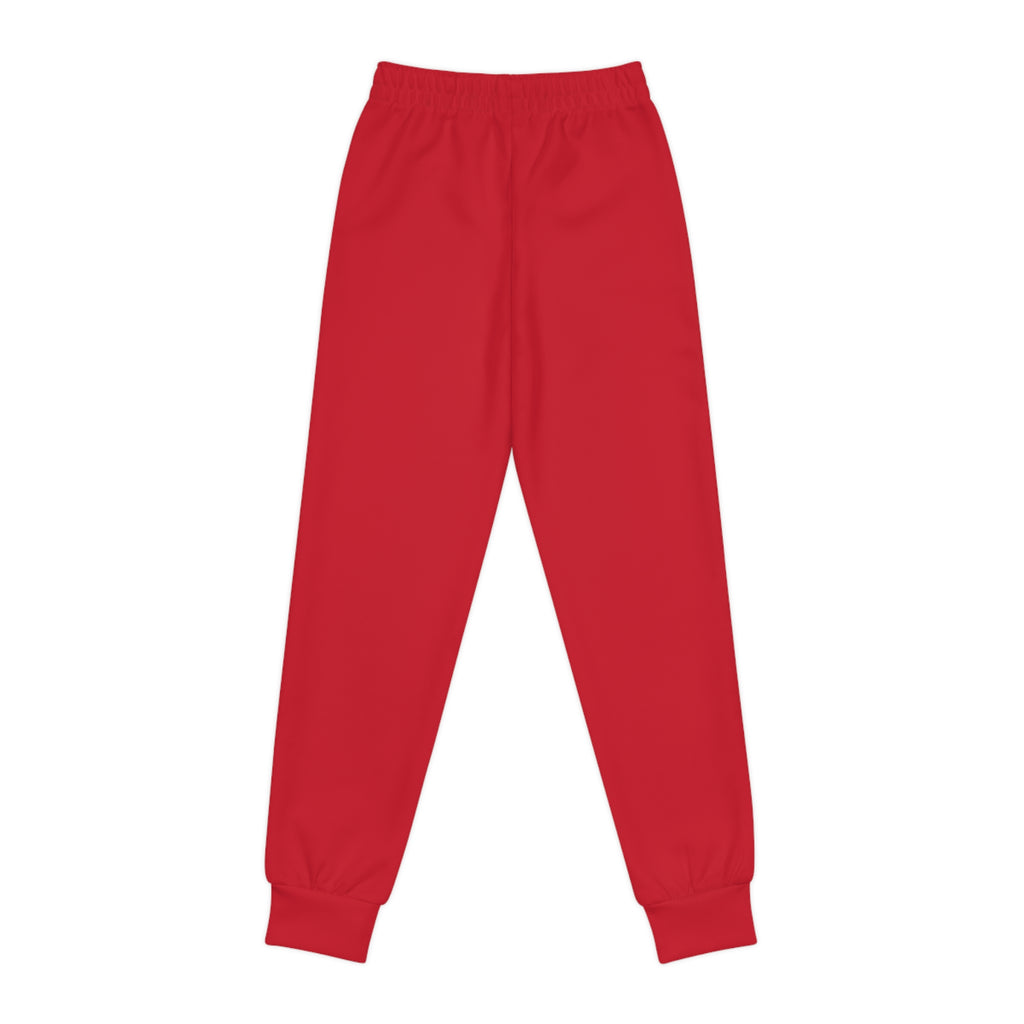 Dark Red Youth Joggers with 314 Originals Side Graphic — Kids Athletic Sweatpants - 314 Originals