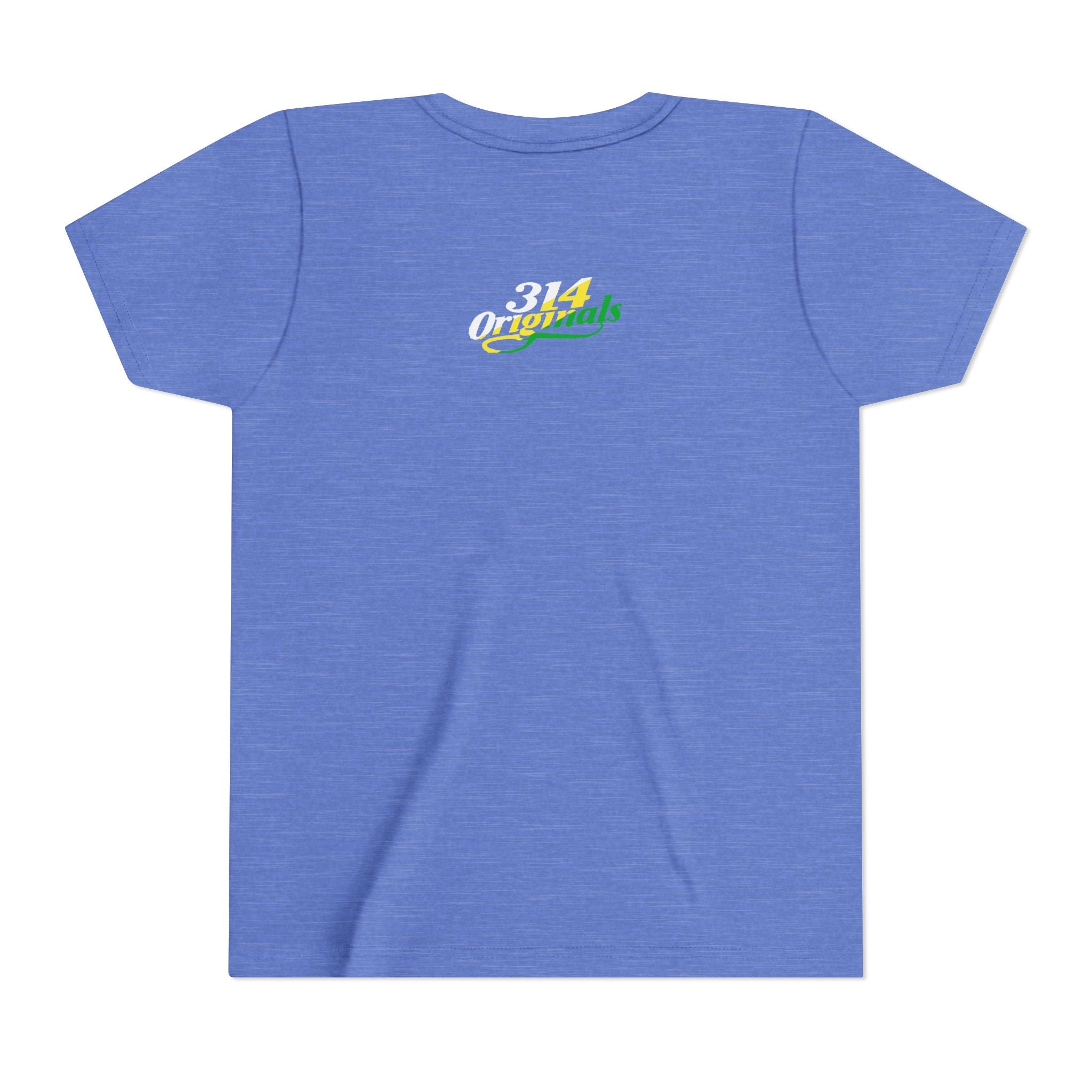 Girl's "Favorite Kid" Retro Yellow & Green Graphic T-Shirt