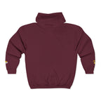 King's Gear Zip Hoodie — Full‑Zip with Gold Crown Emblem - 314 Originals