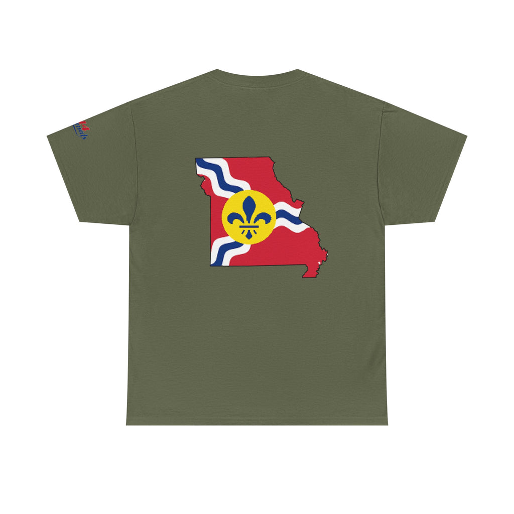 Proud Missouri Flag T-Shirt — "From the Lou and I’m... PROUD" - 314 Originals