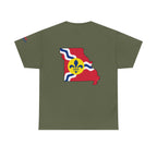 Proud Missouri Flag T-Shirt — "From the Lou and I’m... PROUD" - 314 Originals