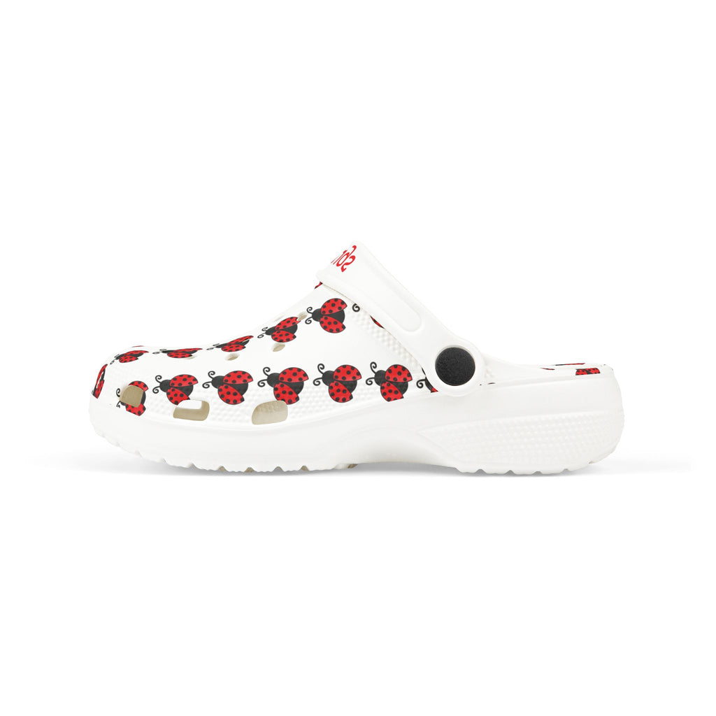 Kids Ladybug EVA Foam Clogs — Lightweight Slip-On Sandals with 'Ladybugs' Print - 314 Originals