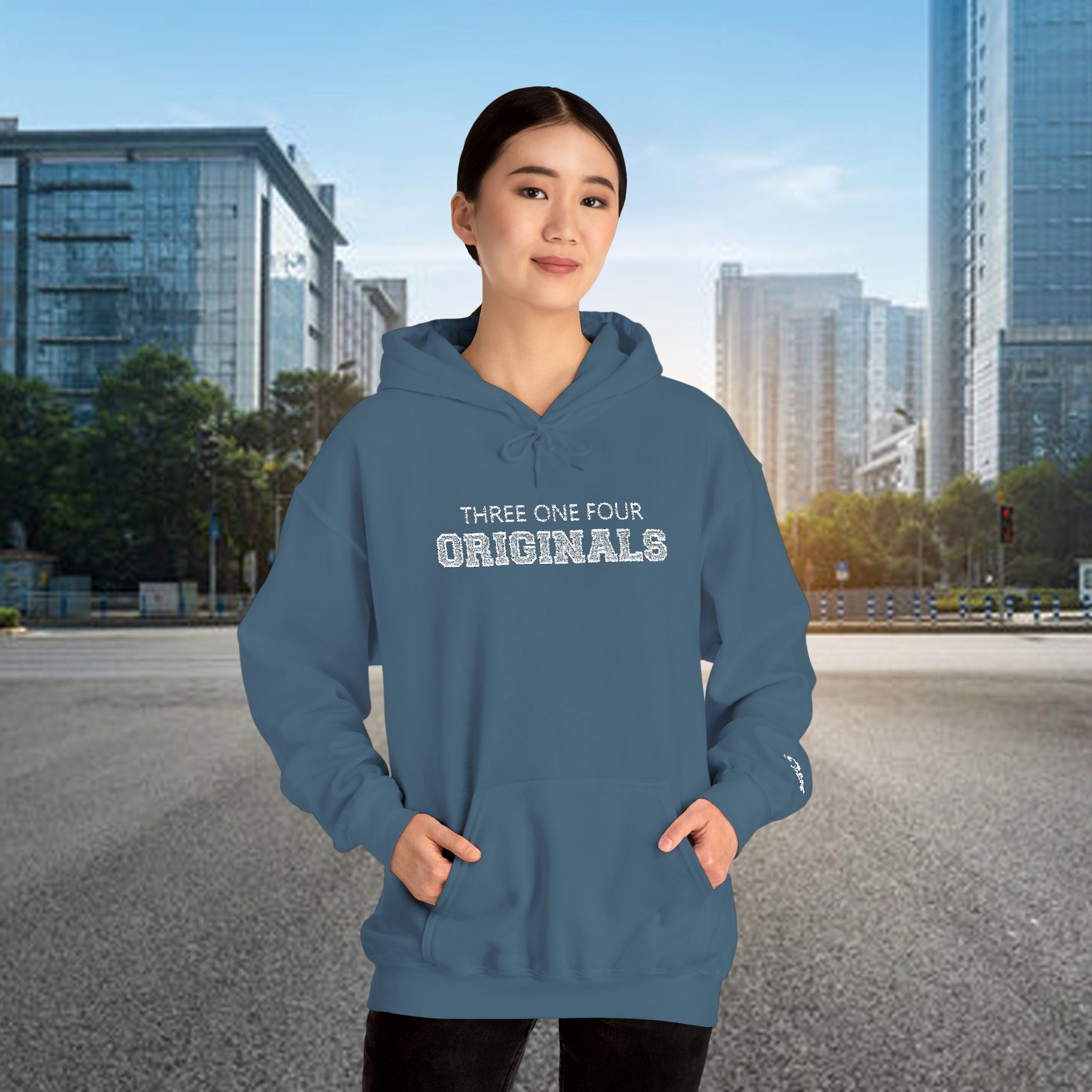 Three One Four Hoodie — Vintage Text - 314 Originals