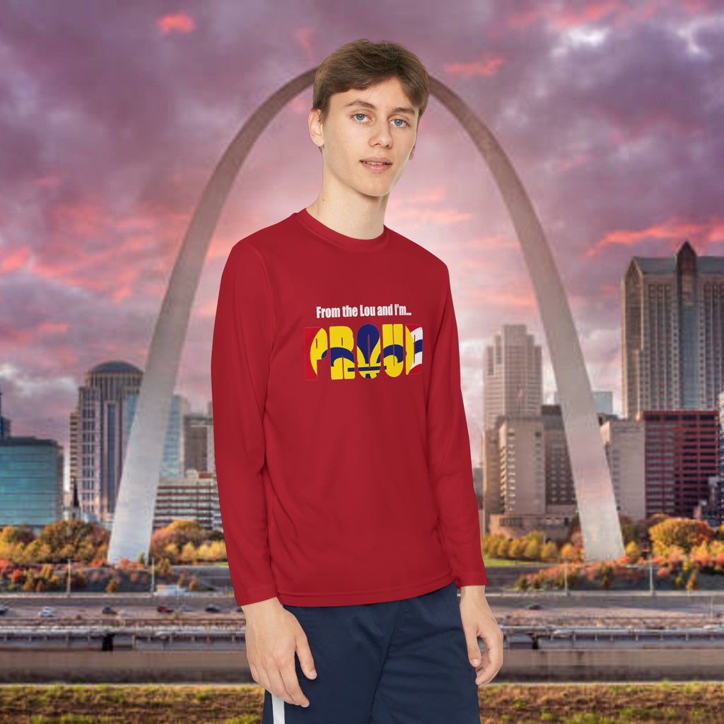 Missouri State Flag Youth Long Sleeve Tee - 314 Originals