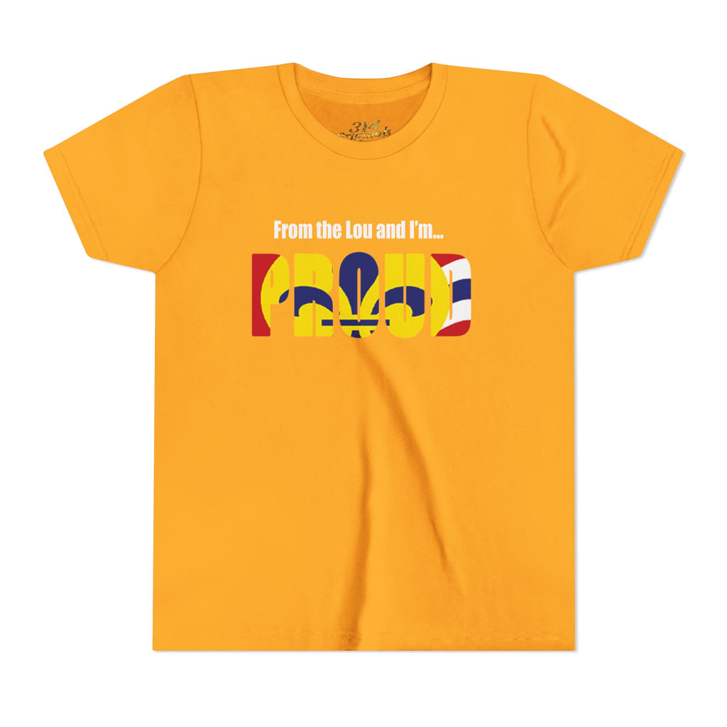 "From the Lou and I'm... Proud" St. Louis Flag Kids Shirt