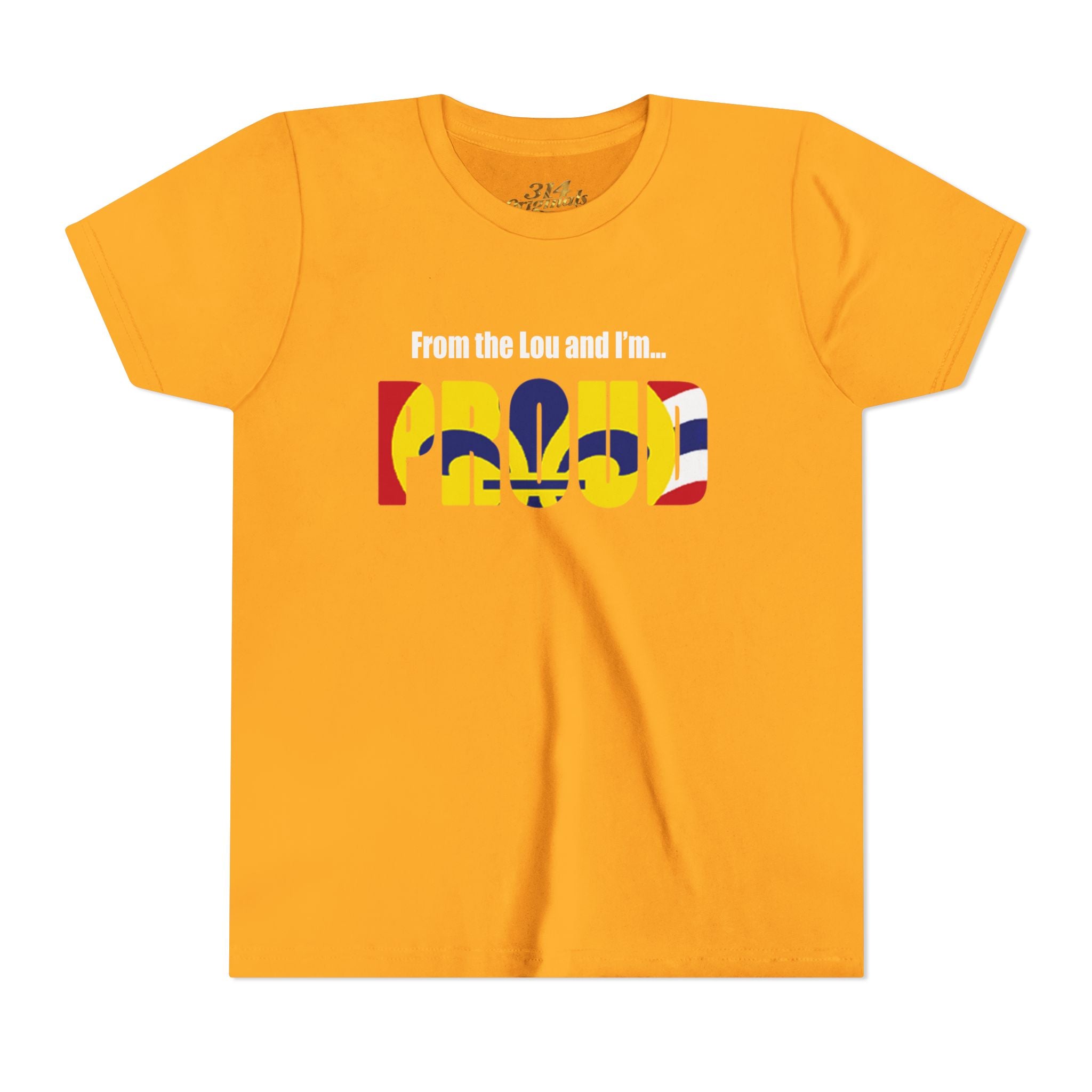 "From the Lou and I'm... Proud" St. Louis Flag Kids Shirt