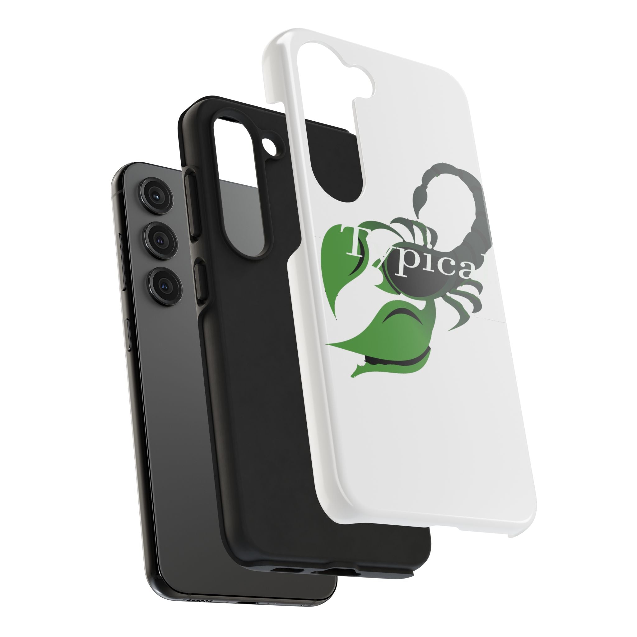Scorpio Zodiac Tough Phone Case — Green Scorpion "Typical" Design Printify Phone Case  314 Originals