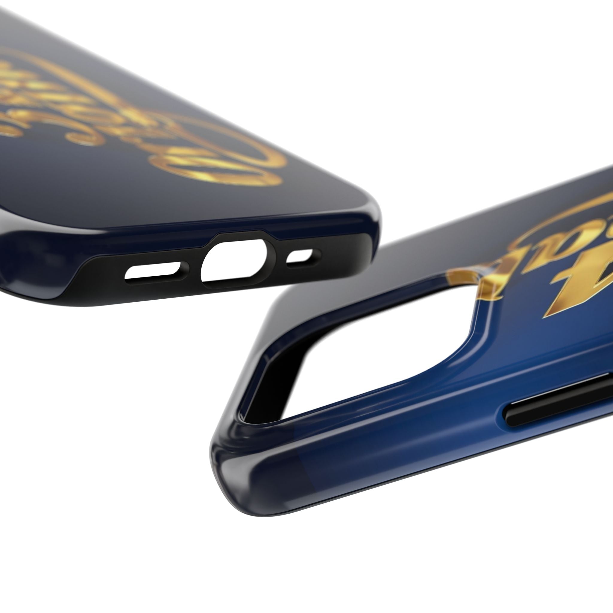 "314 Originals" Gold Script on Navy Tough Protective Case Printify Phone Case  314 Originals
