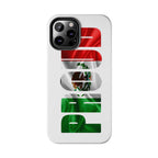 Mexico Pride Tough Phone Case — Mexican Flag Vertical 'PRIDE' Design Printify Phone Case  314 Originals