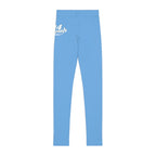 Light Blue 314 Script Kids' Printed Leggings - 314 Originals