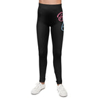 Baby Girl Pastel Script Kids' Printed Leggings - 314 Originals