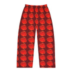 Men's Red Heart Pattern Pajama Pants – Valentine's Lounge Sleepwear - 314 Originals