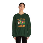 Christmas Cookie Sweatshirt - "I'm Just Here for the Cookies" Holiday Crewneck - 314 Originals