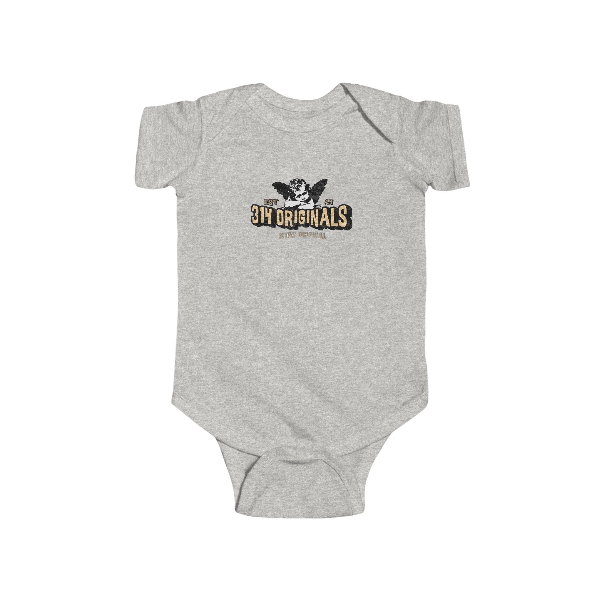 314 Originals Retro Logo Baby Onesie Printify Kids clothes  314 Originals