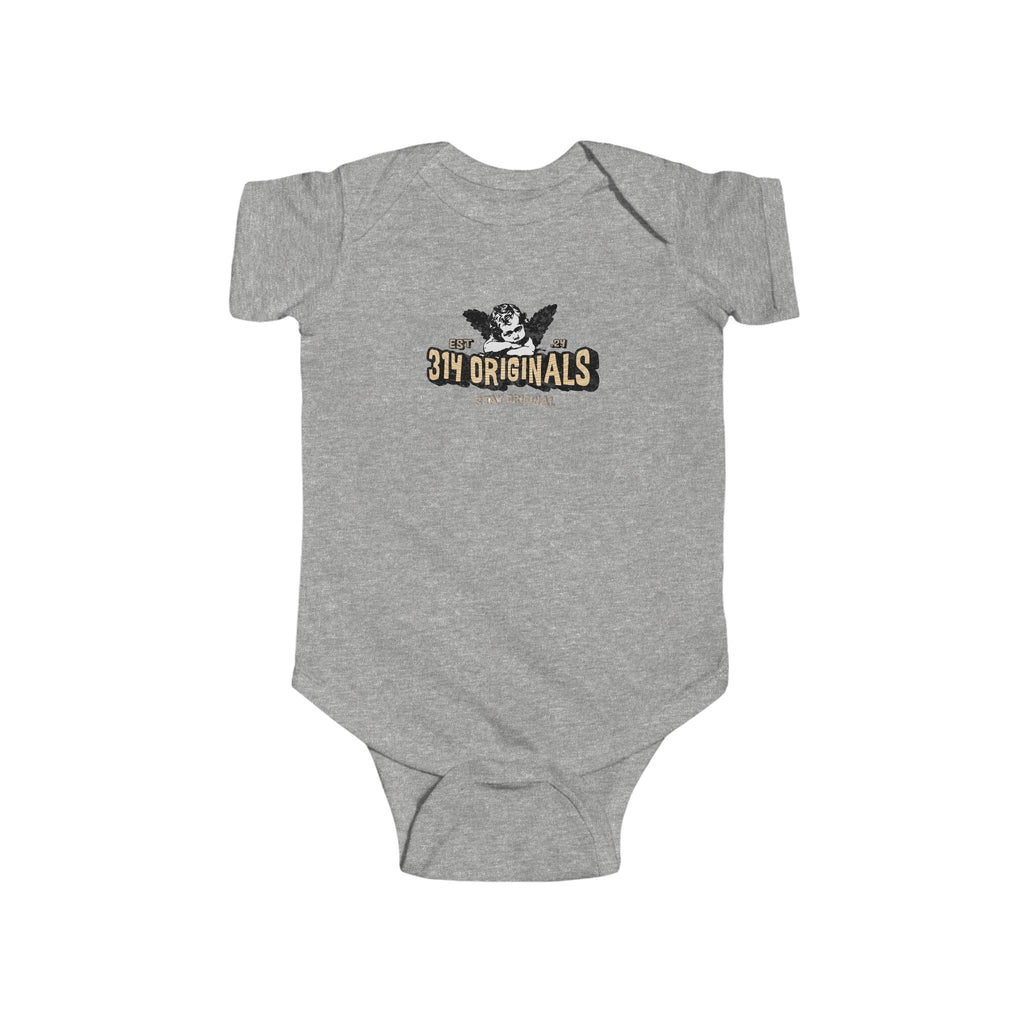 314 Originals Retro Logo Baby Onesie Printify Kids clothes  314 Originals