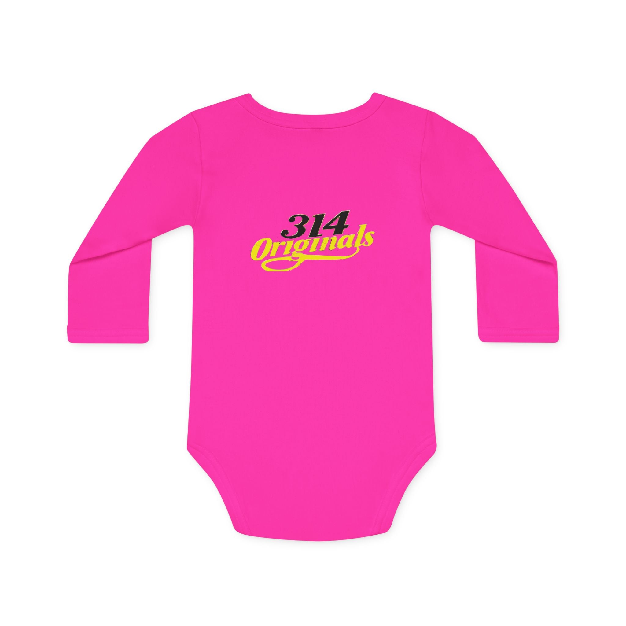 Caution: Cuteness Overload Baby Bodysuit – 314 Originals Long-Sleeve Organic Onesie - 314 Originals