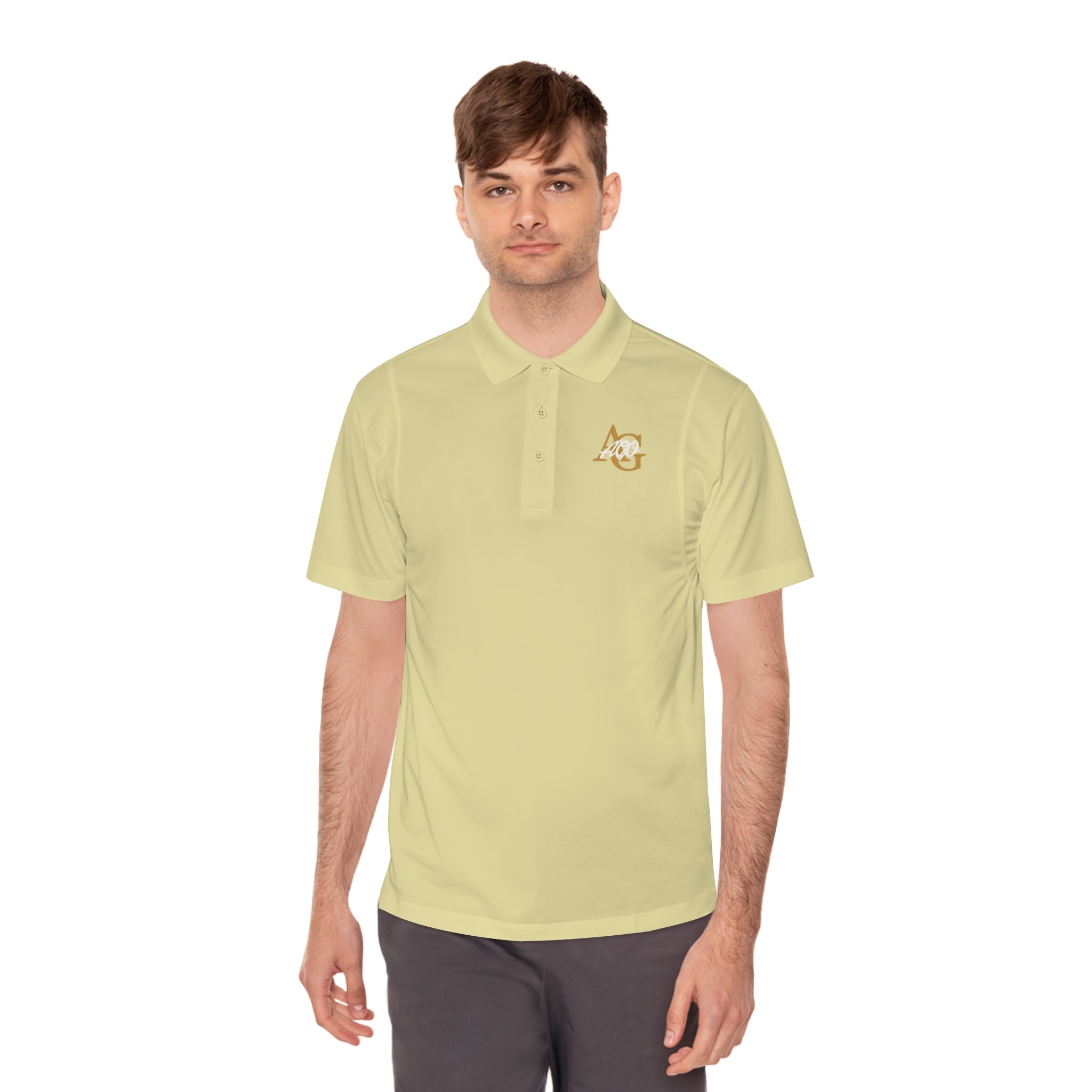 AGO Men's Sport Polo Shirt — Embroidered Logo Performance Golf Polo - 314 Originals