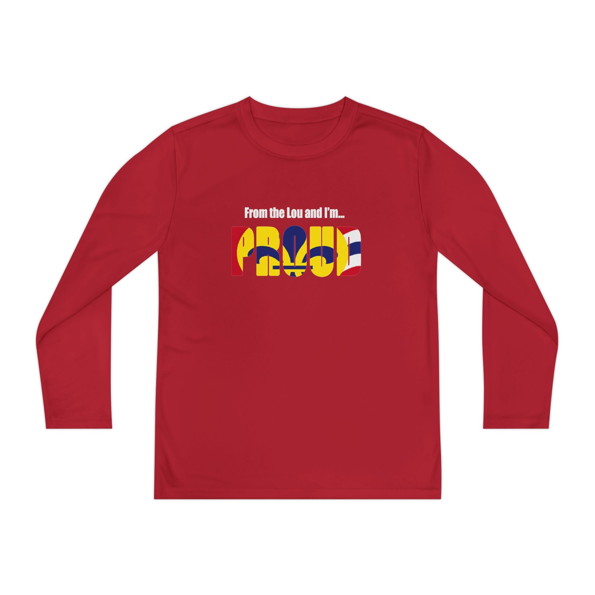 Missouri State Flag Youth Long Sleeve Tee