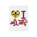 Temporary Tattoo - "I Love The Lou" Heart Fleur-de-Lis Design - 314 Originals