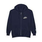 Retro Script Zip Hoodie — Chest Logo - 314 Originals