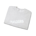 Cloud Script Crewneck Sweatshirt — White Script Logo Cozy Pullover Printify Sweatshirt  314 Originals