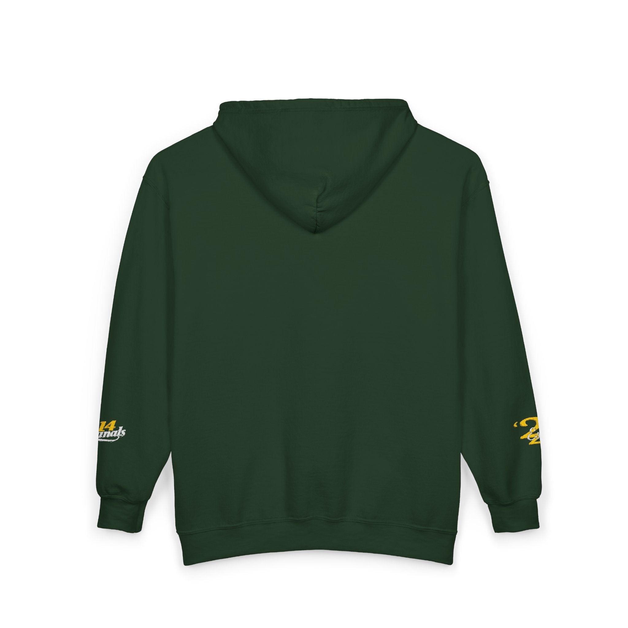 King's Gear Zip Hoodie — Full‑Zip with Gold Crown Emblem - 314 Originals