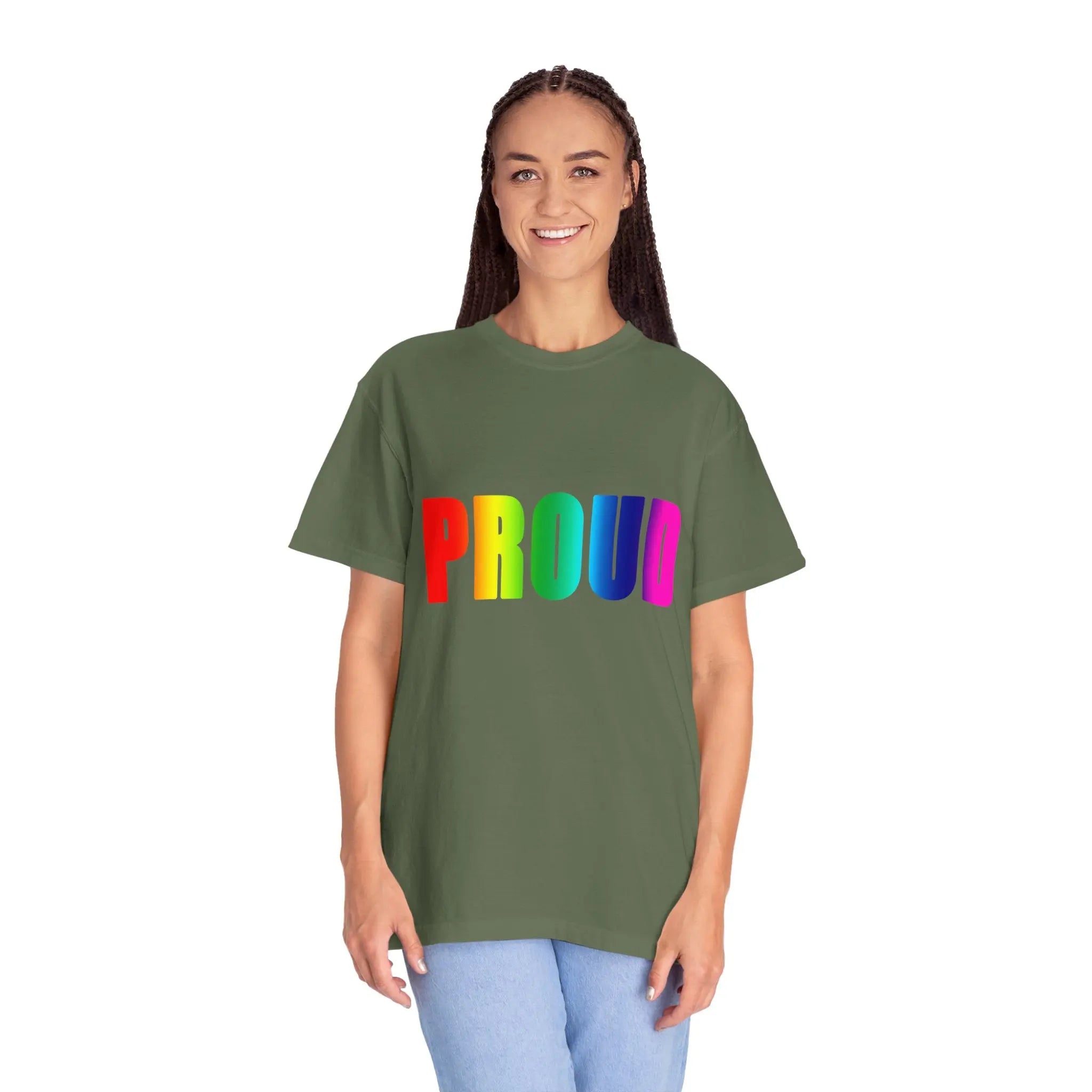 PROUD Garment-Dyed T-shirt Printify