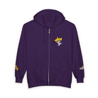 King's Gear Zip Hoodie — Full‑Zip with Gold Crown Emblem - 314 Originals
