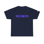 Tell It Like It Is Podcast — Bold Statement Graphic T‑Shirt ("No Scripts… No Filters… No Bullsh*t") Printify T-Shirt  314 Originals