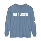 Tell It Like It Is Long Sleeve Tee — "No Scripts... No Filters... No Bullsh*t" Statement Shirt Printify Long-sleeve  314 Originals