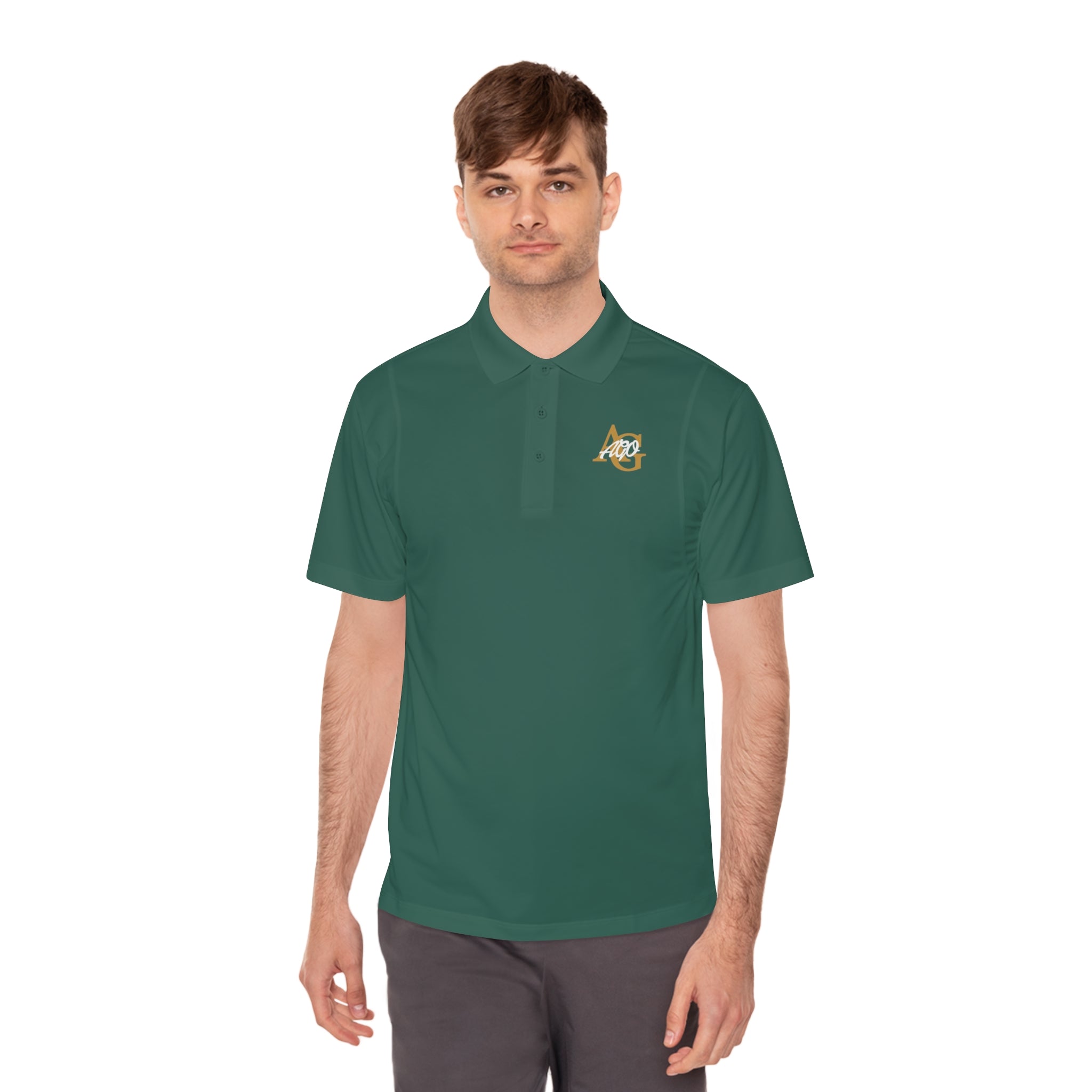 AGO Men's Sport Polo Shirt — Embroidered Logo Performance Golf Polo - 314 Originals