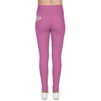 Light Pink 314 Script Kids' Printed Leggings - 314 Originals